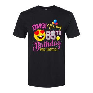 OMG It's My 65th Birthday Girl Shirts 65 Years old Birthday Softstyle CVC T-Shirt