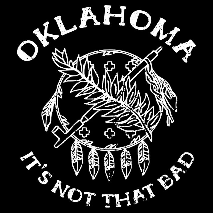 Oklahoma Its Not That Bad Funny State Mesh Reversible Basketball Jersey Tank