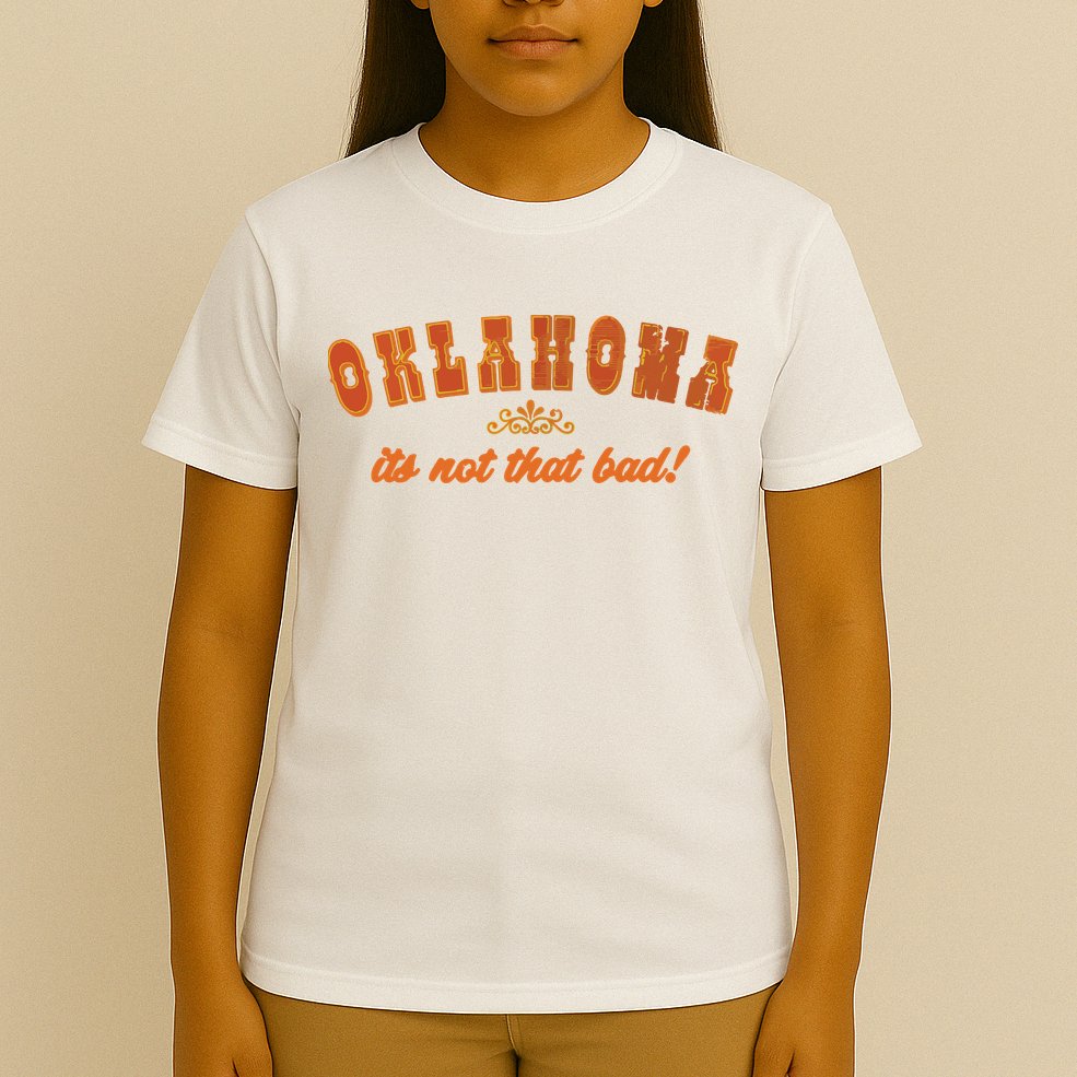 Oklahoma Its Not That Bad Vintage Funny State T-Shirt