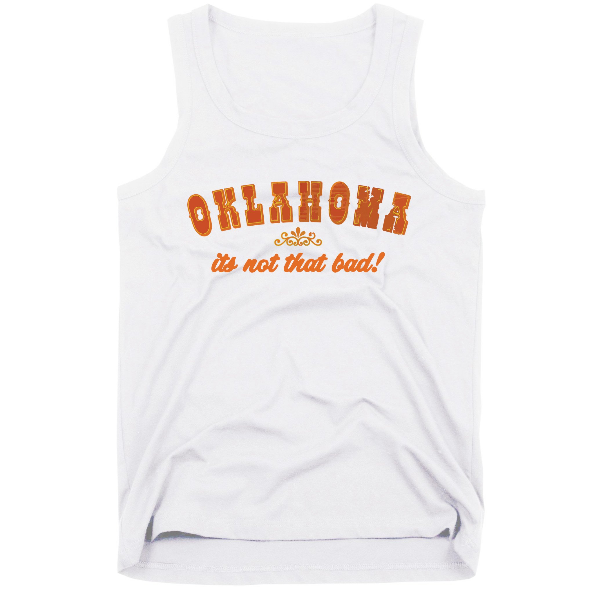 Oklahoma Its Not That Bad Vintage Funny State Tank Top