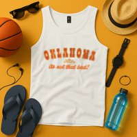 Oklahoma Its Not That Bad Vintage Funny State Tank Top
