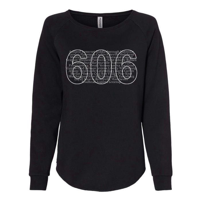 Often Imitated Never Duplicated Area Code 606 Womens California Wash Sweatshirt