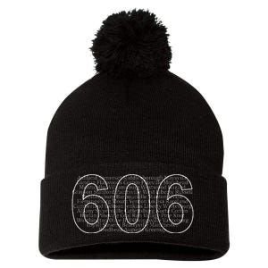 Often Imitated Never Duplicated Area Code 606 Pom Pom 12in Knit Beanie