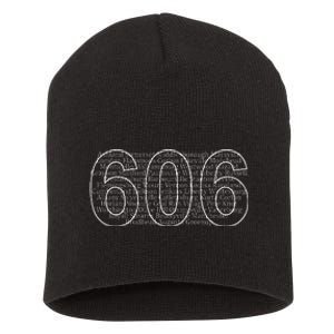 Often Imitated Never Duplicated Area Code 606 Short Acrylic Beanie