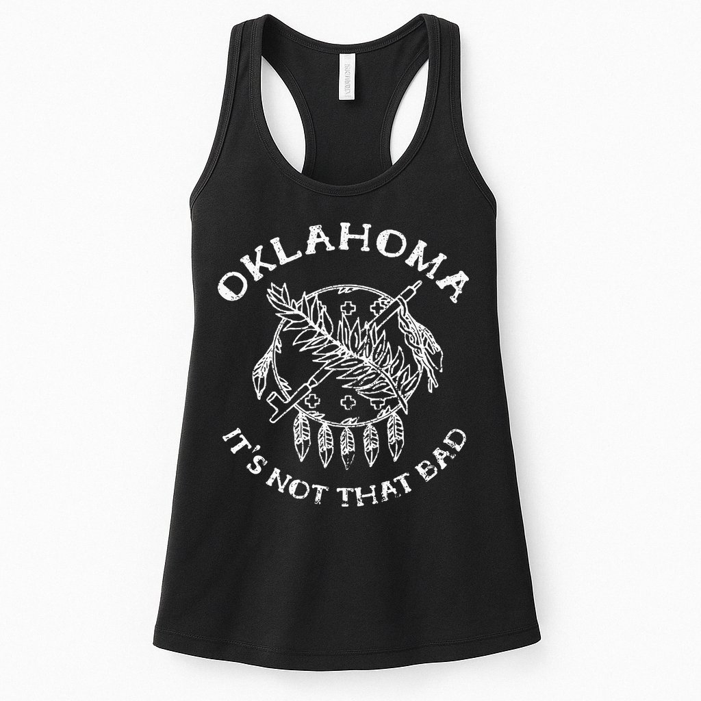 Oklahoma Its Not That Bad Funny State Womens Tank Top