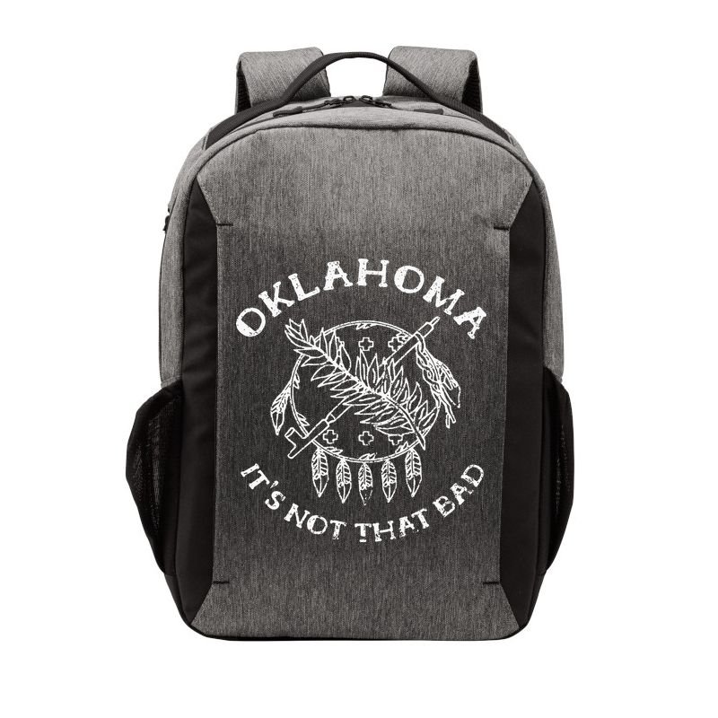Oklahoma Its Not That Bad Funny State Vector Backpack