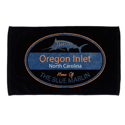 Oregon Inlet North Carolina Home Of The Blue Marlin Microfiber Hand Towel