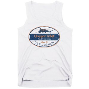 Oregon Inlet North Carolina Home Of The Blue Marlin Tank Top