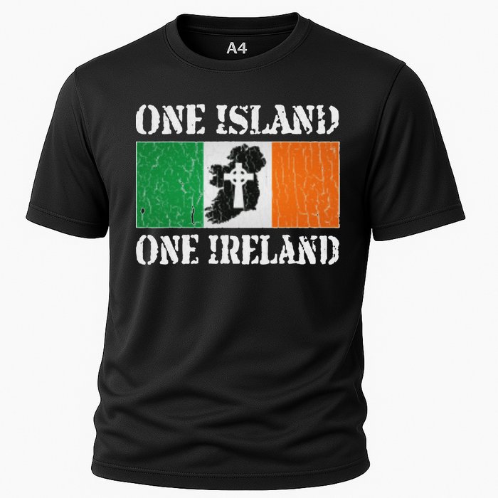 One Island One Ireland Proud Irish Heritage Cooling Performance Crew T-Shirt