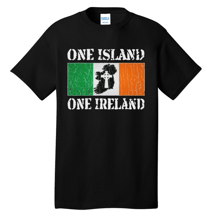 One Island One Ireland Proud Irish Heritage Tall T-Shirt