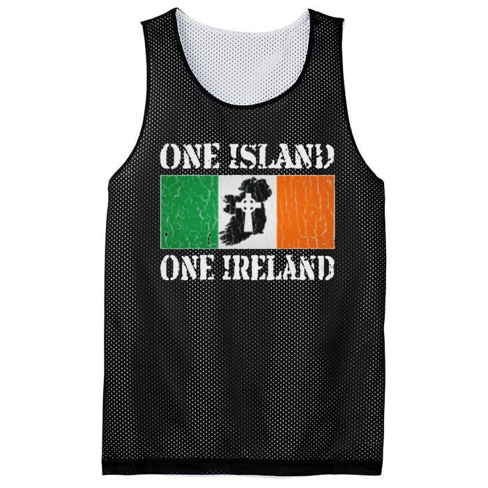 One Island One Ireland Proud Irish Heritage Mesh Reversible Basketball Jersey Tank