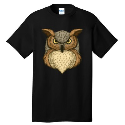 Owl Illustration Tall T-Shirt