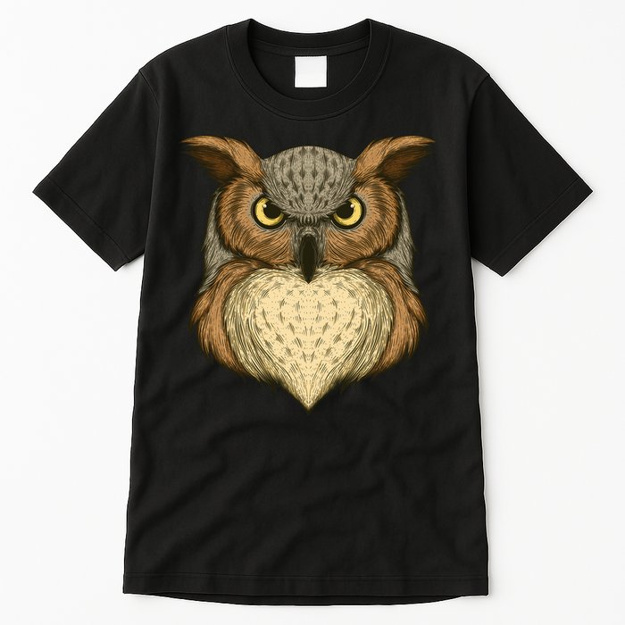 Owl Illustration Tall T-Shirt