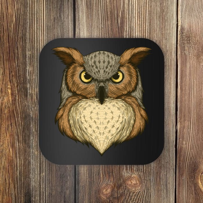 Owl Illustration Coaster