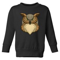 Owl Illustration Toddler Sweatshirt