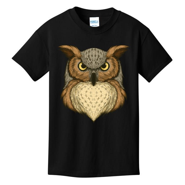 Owl Illustration Kids T-Shirt