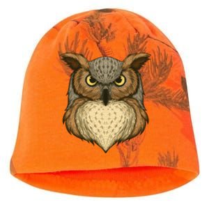 Owl Illustration Kati - Camo Knit Beanie