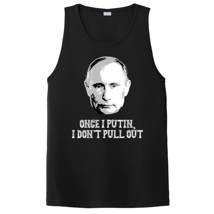 Once I Putin I Don't Pull Out Funny Russia PosiCharge Competitor Tank