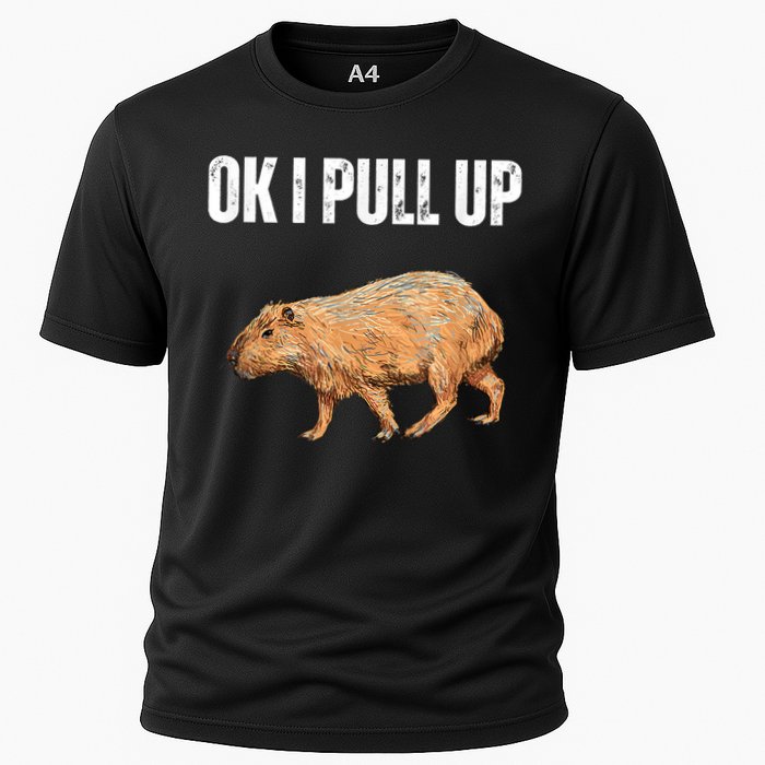 Ok I Pull Up Capybara Shirt Funny Capybara Meme Ok I Pull Up Performance Shirt