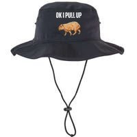 Ok I Pull Up Capybara Shirt Funny Capybara Meme Ok I Pull Up Bucket Hat