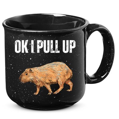 Ok I Pull Up Capybara Shirt Funny Capybara Meme Ok I Pull Up 15oz Campfire Ceramic Mug