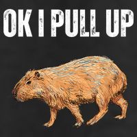 Ok I Pull Up Capybara Shirt Funny Capybara Meme Ok I Pull Up 25L Jumbo Tote
