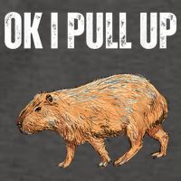 Ok I Pull Up Capybara Shirt Funny Capybara Meme Ok I Pull Up Vector Backpack