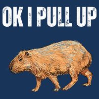 Ok I Pull Up Capybara Shirt Funny Capybara Meme Ok I Pull Up Infant Baby Jersey Bodysuit