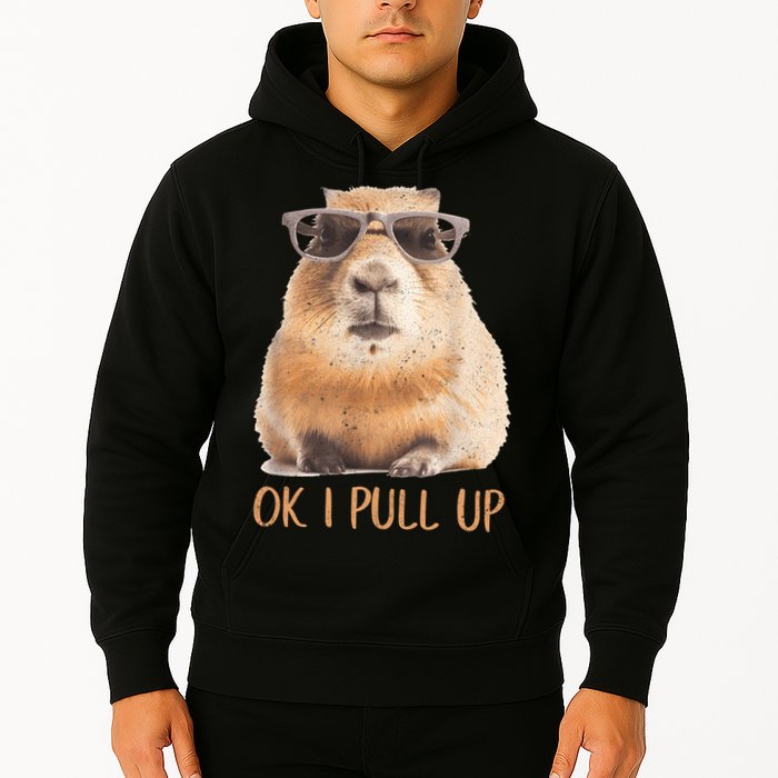 Ok I Pull Up Capybara Hoodie