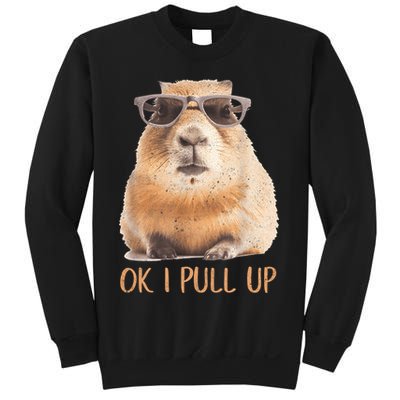 Ok I Pull Up Capybara Sweatshirt