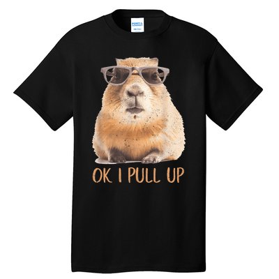 Ok I Pull Up Capybara Tall T-Shirt