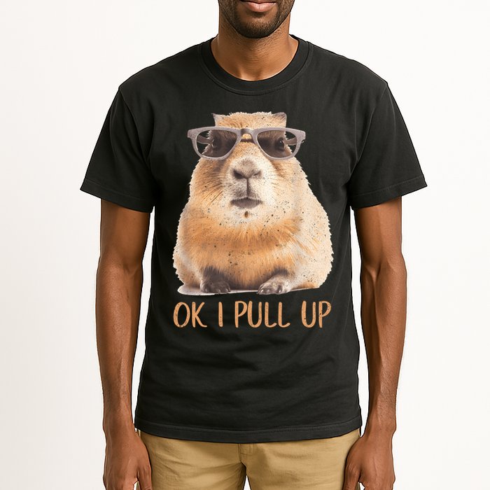Ok I Pull Up Capybara Tall T-Shirt