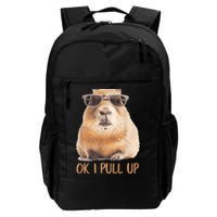 Ok I Pull Up Capybara Backpack