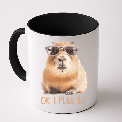 Ok I Pull Up Capybara Mug