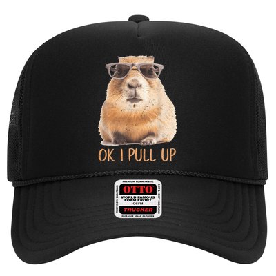 Ok I Pull Up Capybara Trucker Hat