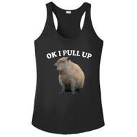 Ok I Pull Up Capybara Ladies PosiCharge Competitor Racerback Tank