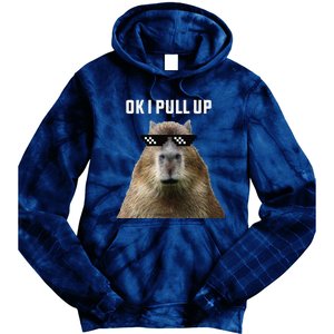 Ok I Pull Up Capybara Tie Dye Hoodie