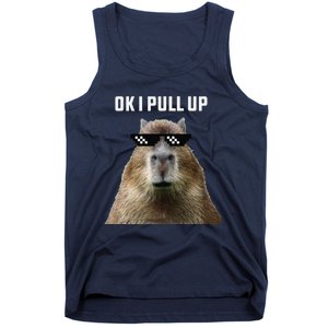 Ok I Pull Up Capybara Tank Top