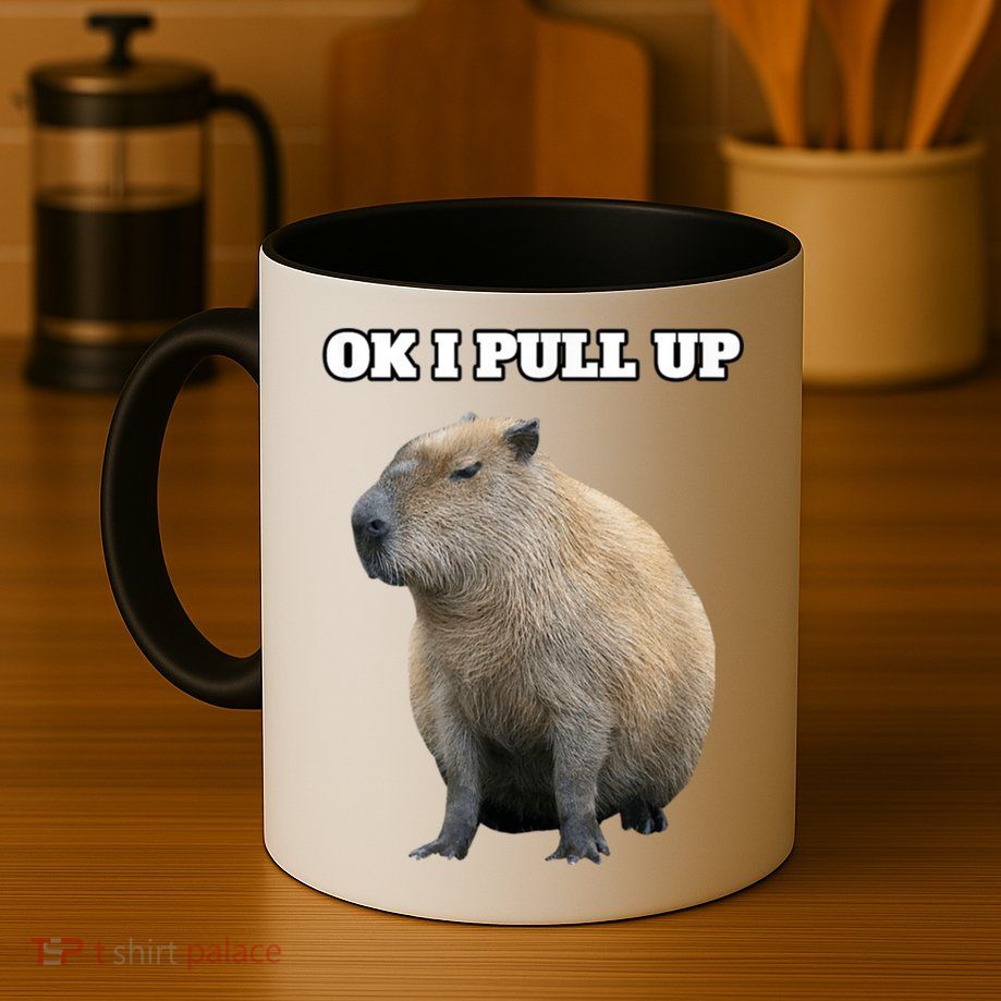 Ok I Pull Up Capybara Mug