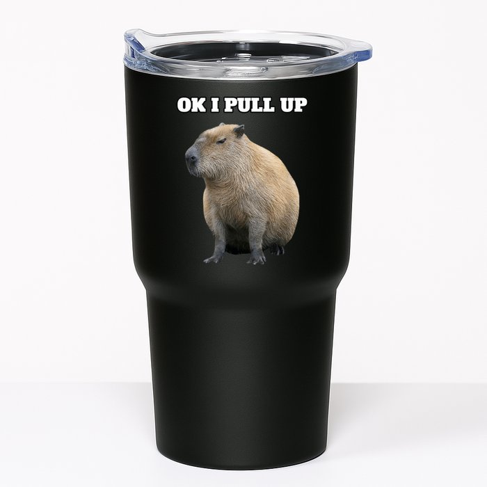 Ok I Pull Up Capybara Tumbler