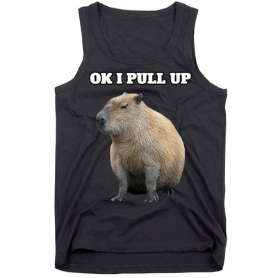 Ok I Pull Up Capybara Tank Top