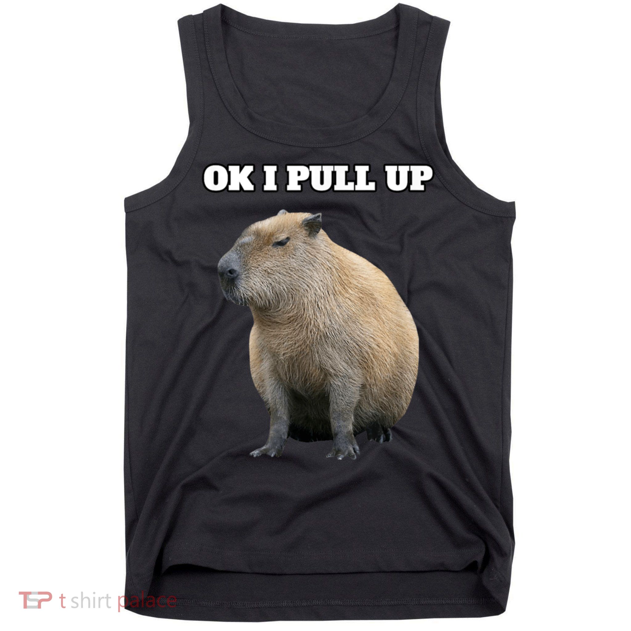 Ok I Pull Up Capybara Tank Top