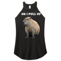 Ok I Pull Up Capybara Women’s Perfect Tri Rocker Tank