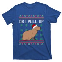 Ok I Pull Up Capybara Ugly Christmas Sweater Internet Meme Gift T-Shirt