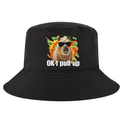 Ok I Pull Up Capybara Funny Meme Cool Comfort Performance Bucket Hat