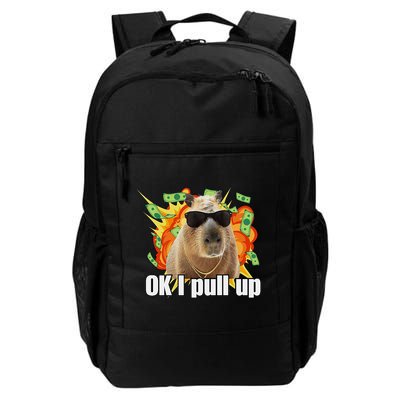 Ok I Pull Up Capybara Funny Meme Backpack
