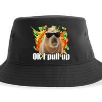 Ok I Pull Up Capybara Funny Meme Sustainable Bucket Hat