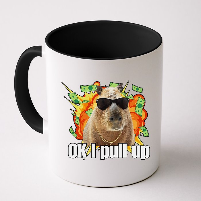 Ok I Pull Up Capybara Funny Meme Mug