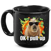Ok I Pull Up Capybara Funny Meme 15oz Campfire Ceramic Mug