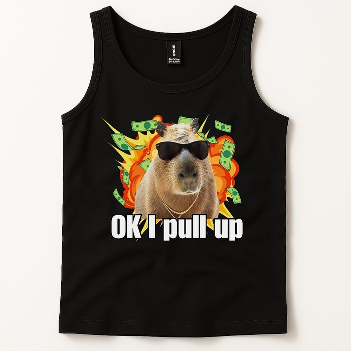 Ok I Pull Up Capybara Funny Meme Tank Top
